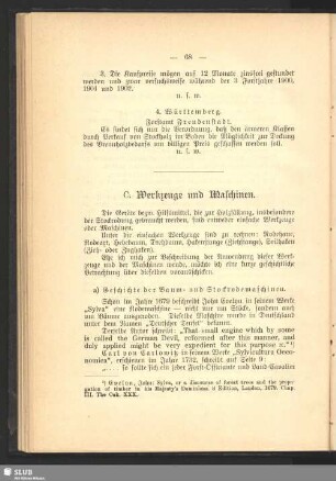 C. Werkzeuge und Maschinen