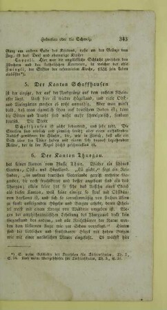 5. Der Kanton Schaffhausen
