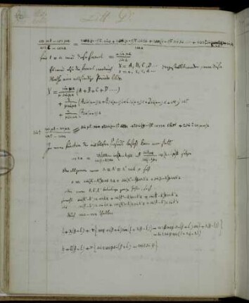 Entwicklung von cos t - cos a / cos t - cos a (zur Interpolation ?)