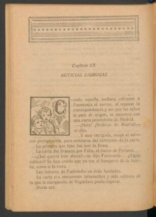 Capítulo XX - Noticias sabrosas