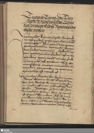 Tractatus Tercius [=Cap. 1]