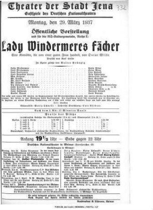Lady Windermeres Fächer