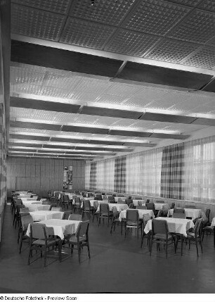 Speisesaal (1972; Ausstattung VEB Polstermöbel Güstrow)