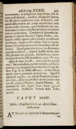 Caput XXXIV. - Caput XXXV.