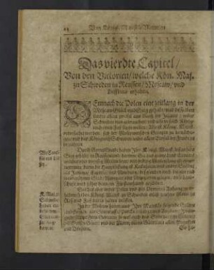 Das vierdte Capitel