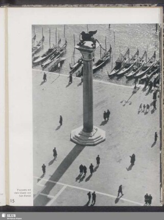 Piazetta mit dem Löwen von San Marco