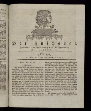 No. 138 - 16. November 1822
