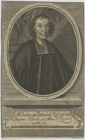 Bildnis des Justus Godofredus Rabenerus