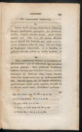 IV. Contenta Thoracis