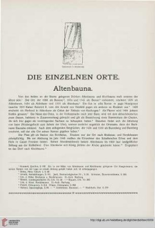Die einzelnen Orte