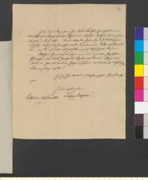Brief von Boisserée, Sulpiz an Goethe, Johann Wolfgang von