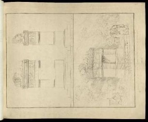 Abbildung 67. Perspectivische Ansicht eines Denkmals fuer den Grafen von Scharnhorst.
