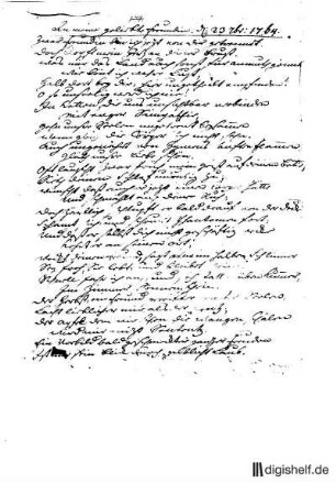 1384: Brief von Anna Louisa Karsch an Unbekannt