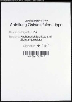 Kirchenbuchduplikate der katholischen Gemeinden Assinghausen (H 1818), Bontkirchen (H 1818), Altenbüren, Kreis Brilon (H 1818), Thülen, Kreis Brilon (H 1818), Brunskappel (H 1818), Brilon (H 1818), Bigge (H 1818), Scharfenberg, Kreis Brilon (H 1818), Alme, Kreis Brilon (H 1818). (Gemeinde: Katholische Gemeinden, Assinghausen, Bontkirchen, Altenbüren, Thülen, Brunskappel, Brilon, Bigge, Scharfenberg, Alme, Kreis Brilon)