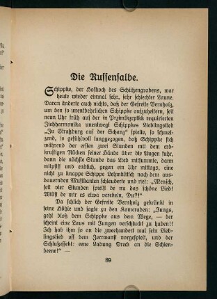 89-99, Die Russensalbe