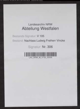 1 Brief von Witwe Ketteler in Münster