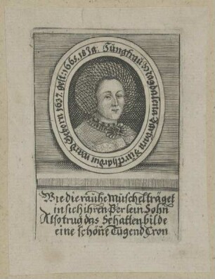 Bildnis der Magdalena Barbara Burckhard