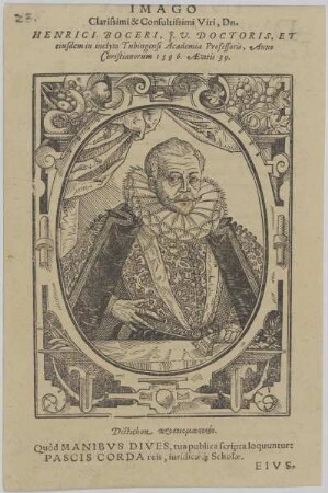 Bildnis des Heinricius Bocerius