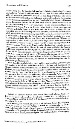 Clemens, Gabriele B. :: Sanctus amor patriae, eine vergleichende Studie zu deutschen und italienischen Geschichtsvereinen im 19. Jahrhundert, (Bibliothek des Deutschen Historischen Instituts in Rom, 106) : Tübingen, Niemeyer, 2004