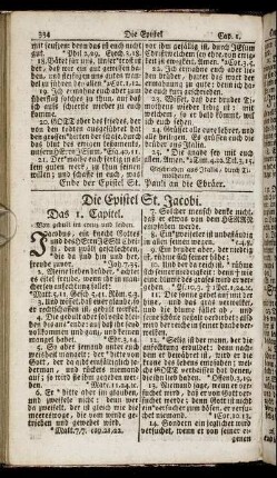 Die Epistel St. Jacobi. - Die Epistel St. Judä.