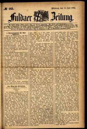 Ausgabe vom Mittwoch, den 19. Juli 1882.
