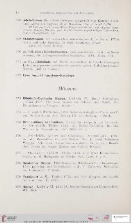 Münzen (Nr. 573-592)