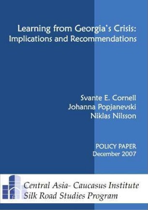Learning from Georgia's crisis : implications and recommendations