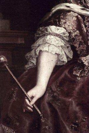 Kaiserin Maria Theresia im Großmeister-Ornat des Sankt Stephans-Ordens