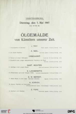 Ölgemälde von Künstlern unserer Zeit (Nr. 1-188)