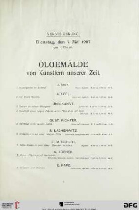 Ölgemälde von Künstlern unserer Zeit (Nr. 1-188)