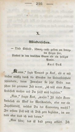 X. Wiedersehen
