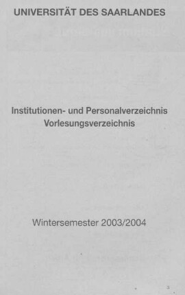 0110: WS 2003/2004