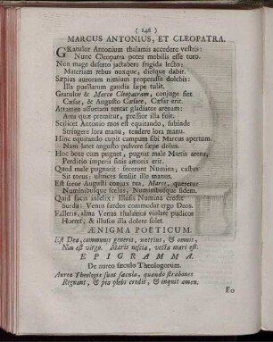 [Marcus] Antonius et Cleopatra. [ ... mit Abbildungsbeschreibung].
