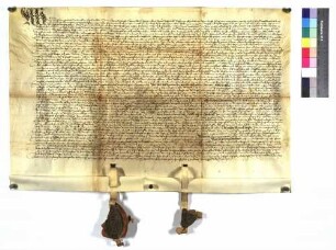 Erblehenbrief des Abtes Markus von Herrenalb für Widen Laurenz über den Herrenalber Hunenhof zu Malsch.