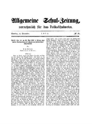 Bericht über die am 26. Mai 1858 in Altona abgehaltene Versammlung des allgemeinen Holsteinischen Lehrervereins : (Schluß)