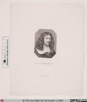 Bildnis Jean-Baptiste Colbert, 1658 marquis de Seignelay