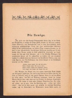 Die Reuige.