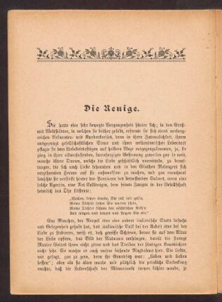 Die Reuige.