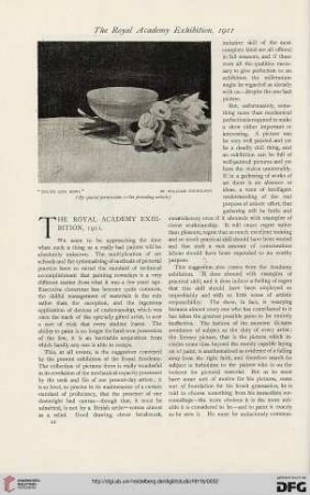 53: The royal academy exhibition, 1911