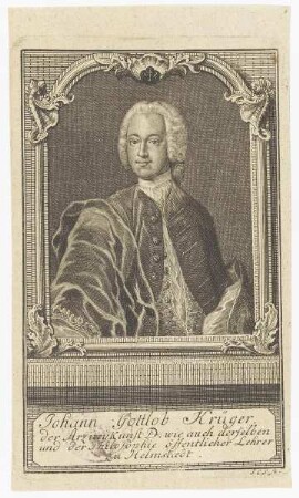 Bildnis des Johann Gottlob Krüger