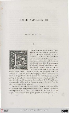 12: Musée Napoléon III, collection Campana, [1]