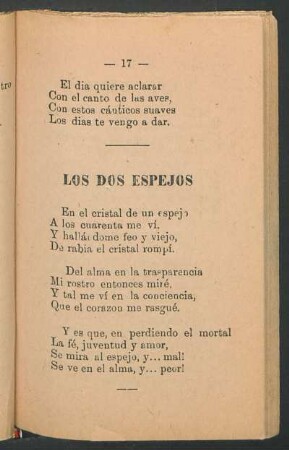 Los dos espejos