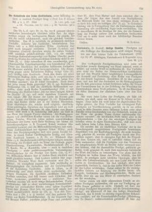 634-635 [Rezension] Steinmetz, Rudolf, Heilige Stunden. Predigten