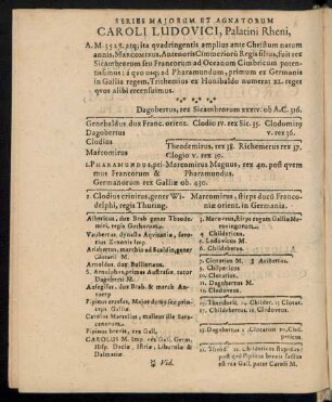 Series Maiorum Et Agnatorum Caroli Ludovici, Palatini Rheni ...