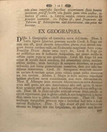 Ex geographia.