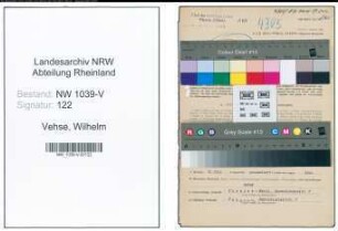 Entnazifizierung Wilhelm Vehse , geb. 29.12.1897 (Polizist)