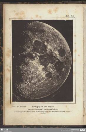 Photographie des Mondes nach Rutherford´s Originalaufnahme