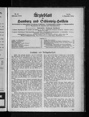 Landjahr und Volksgesundheit