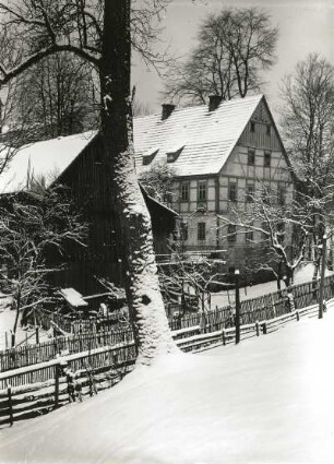 Elbsandsteingebirge. Hintere Sächsische Schweiz. Vermutlich Hinterhermsdorf oder Saupsdorf