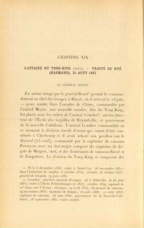Chapitre XIX. L'affaire du Tong-King (Suite). - ...